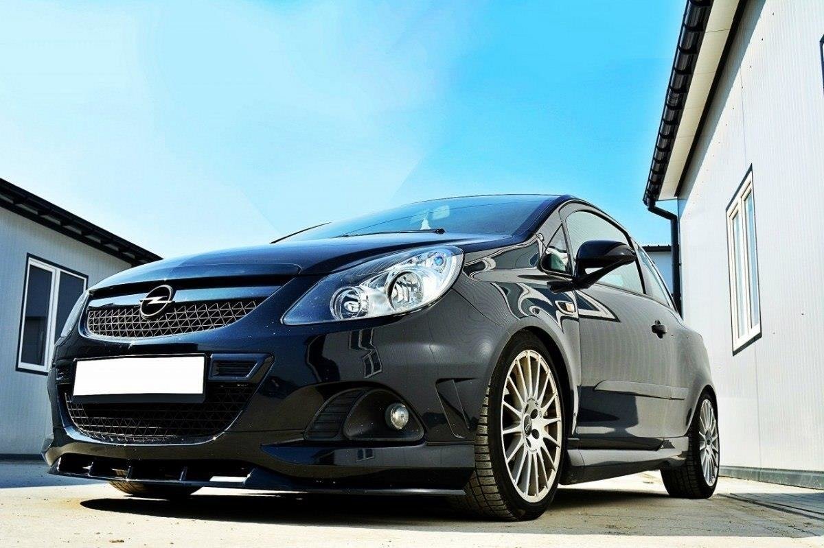 FRONT SPLITTER suitable for Opel CORSA D NURBURG (FOR OPC / VXR BUMPER)