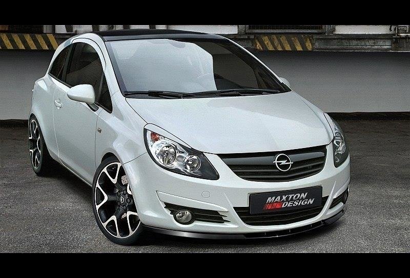 FRONT SPLITTER suitable for Opel CORSA D (PREFACE)