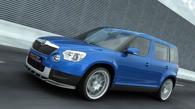 FRONT SPLITTER suitable for Skoda YETI