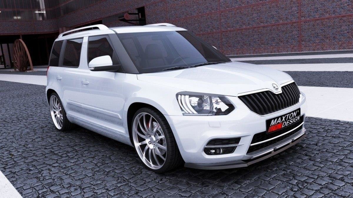 FRONT SPLITTER suitable for Skoda YETI CITY FACELIFT MODEL