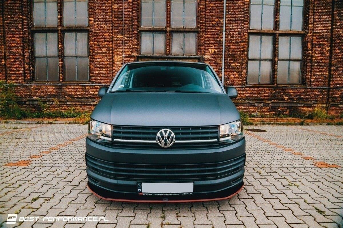FRONT SPLITTER v.1 suitable for VOLKSWAGEN T6