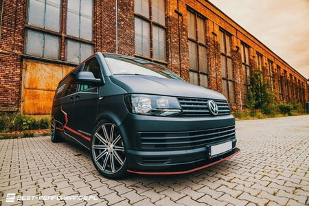FRONT SPLITTER v.1 suitable for VOLKSWAGEN T6