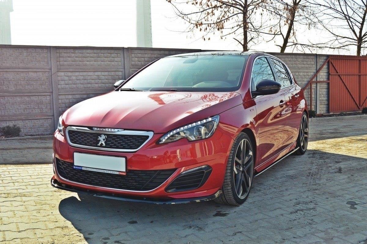 FRONT SPLITTER v.2 suitable for Peugeot 308 II GTI