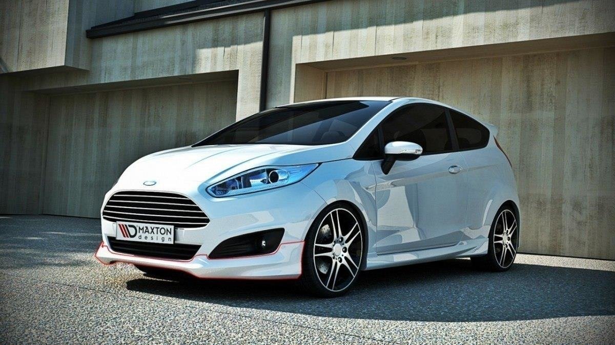 Front Bumper Spoiler suitable for Ford Fiesta Mk7 FL