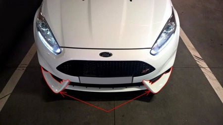 Front Bumper Spoiler suitable for Ford Fiesta ST Mk7 FL