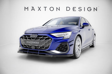 Front Bumper Wings (Canards) suitable for Audi A3 S-Line Sedan / S3 Sedan 8Y Facelift