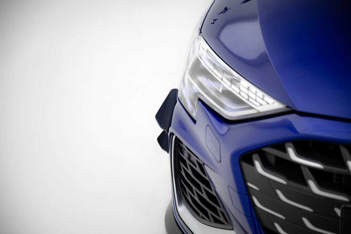 Front Bumper Wings (Canards) suitable for Audi A3 S-Line Sedan / S3 Sedan 8Y Facelift