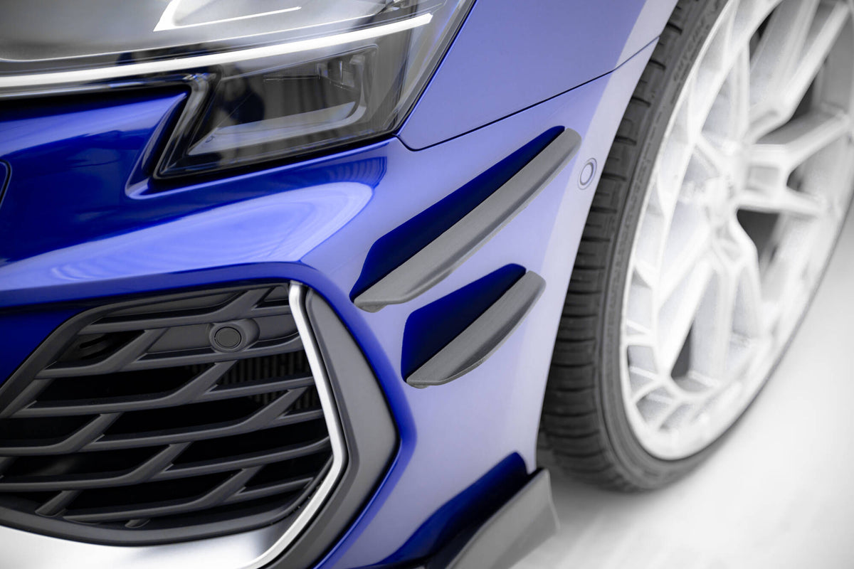 Front Bumper Wings (Canards) suitable for Audi A3 S-Line Sedan / S3 Sedan 8Y Facelift