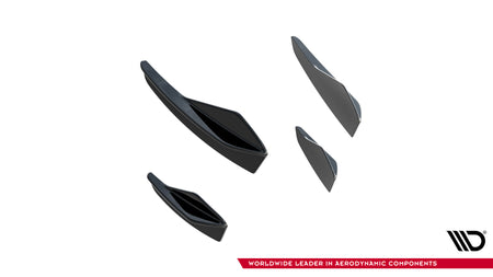 Front Bumper Wings (Canards) suitable for Audi A5 S-Line / S5 Sedan / Avant B10