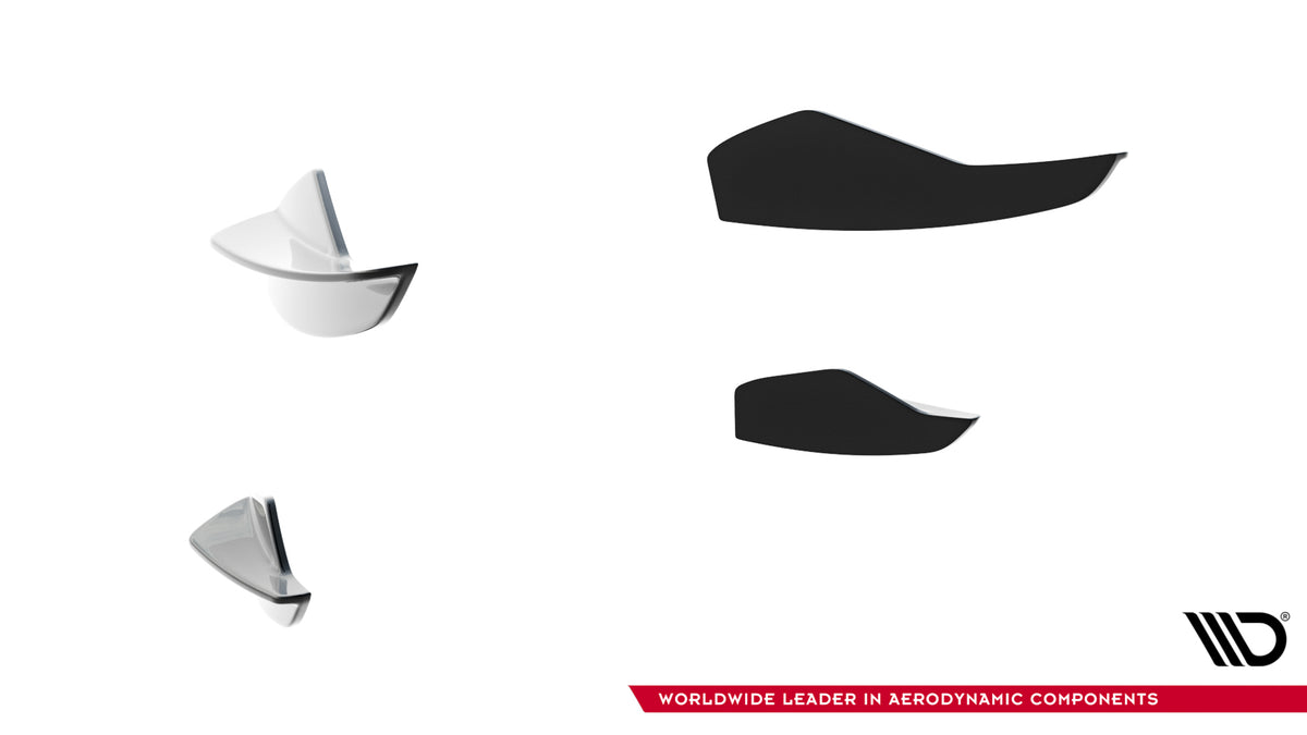 Front Bumper Wings (Canards) suitable for Audi A5 S-Line / S5 Sedan / Avant B10