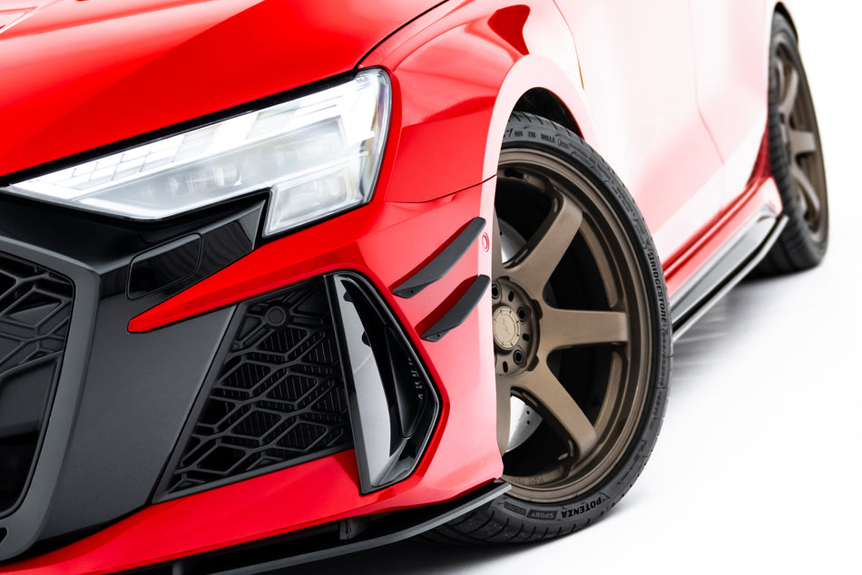 Front Bumper Wings (Canards) suitable for Audi RS3 Sedan 8Y Facelift