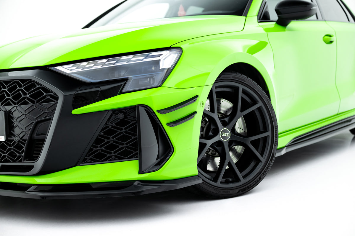 Front Bumper Wings (Canards) suitable for Audi RS3 Sportback 8Y Facelift