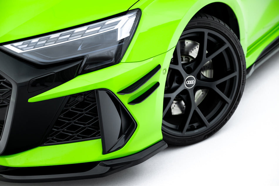 Front Bumper Wings (Canards) suitable for Audi RS3 Sportback 8Y Facelift