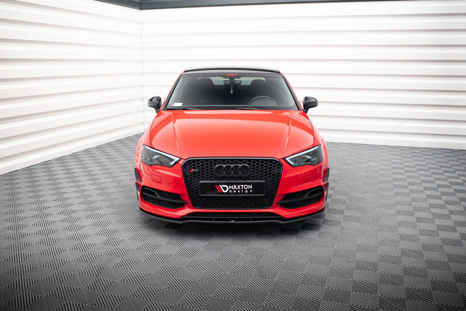 Front Bumper Wings (Canards) suitable for Audi S3 / A3 S-Line 8V Sedan / Cabrio