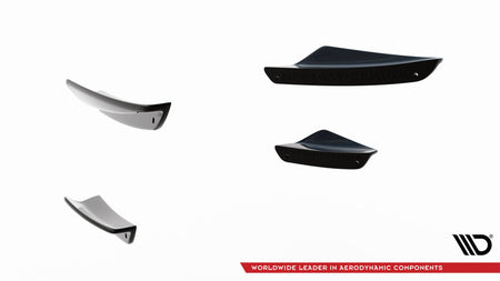 Front Bumper Wings (Canards) suitable for Audi S3 Sportback / A3 S-line Sportback  8Y Facelift