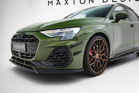 Front Bumper Wings (Canards) suitable for Audi S3 Sportback / A3 S-line Sportback  8Y Facelift