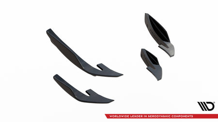 Front Bumper Wings (Canards) suitable for Audi S5 / A5 S-Line Coupe / Sportback F5