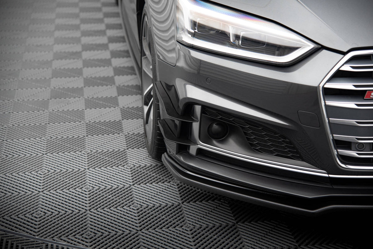 Front Bumper Wings (Canards) suitable for Audi S5 / A5 S-Line Coupe / Sportback F5