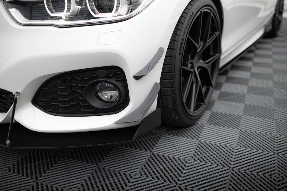 Front Bumper Wings (Canards) suitable for BMW 1 M-Pack / M140i F20 Facelift