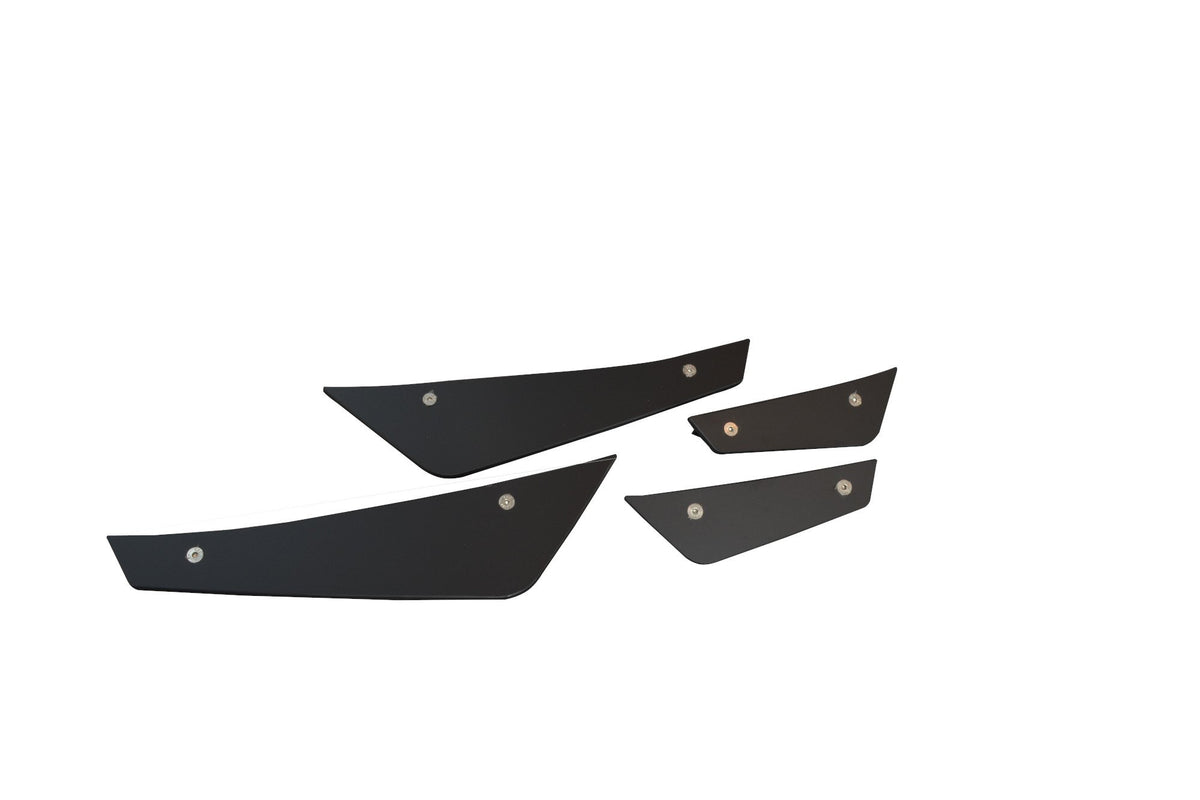 Front Bumper Wings (Canards) suitable for Ford Fiesta ST Mk7 FL