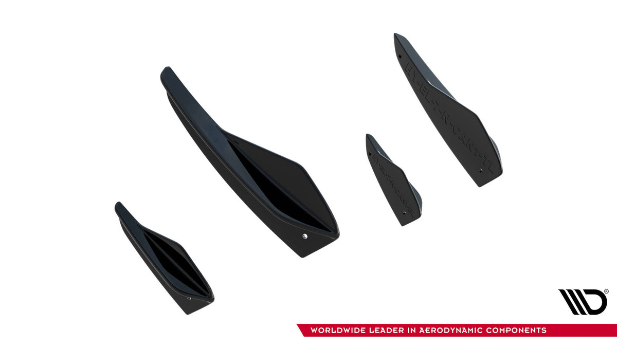 Front Bumper Wings (Canards) suitable for Hyundai Elantra N Mk7