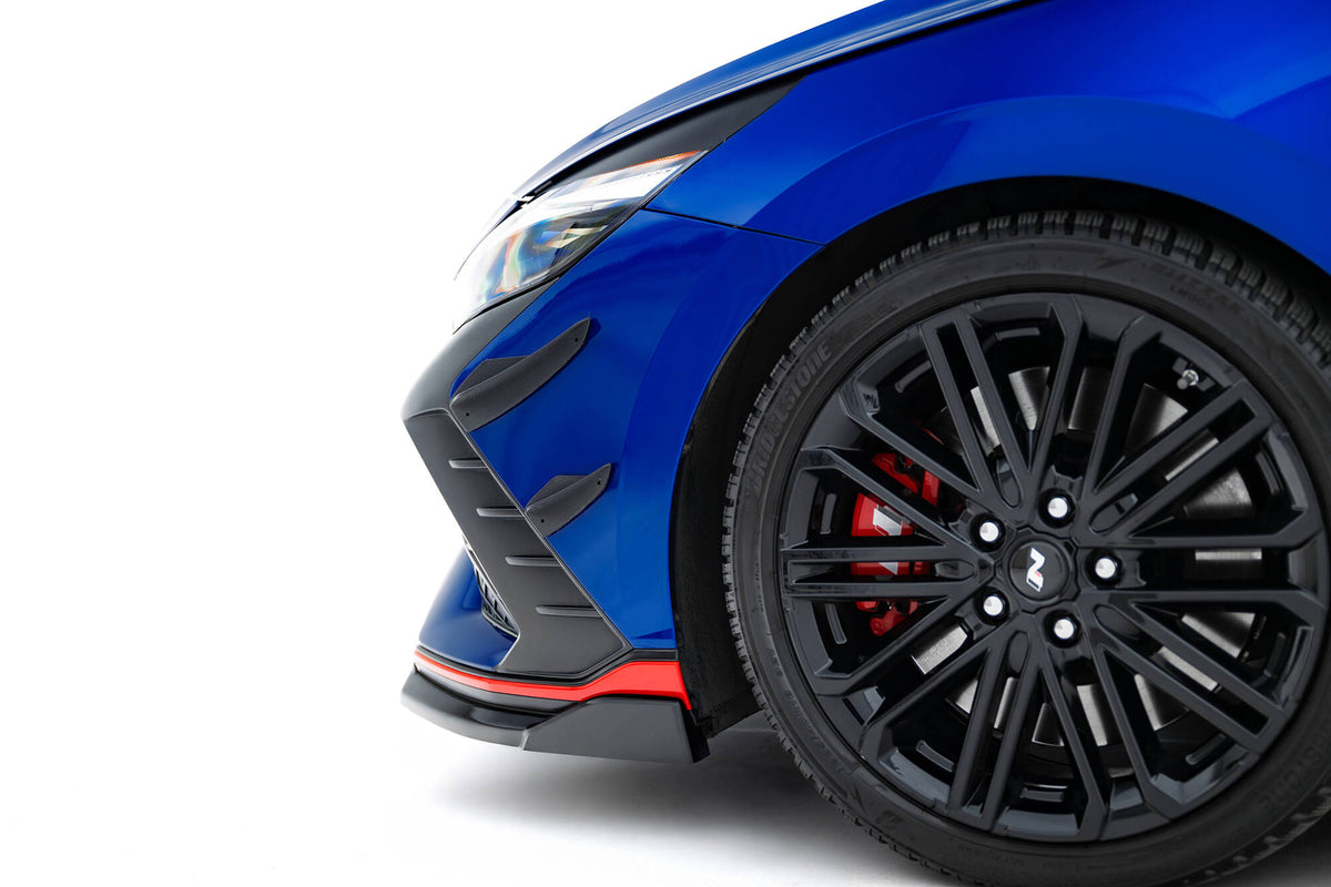 Front Bumper Wings (Canards) suitable for Hyundai Elantra N Mk7