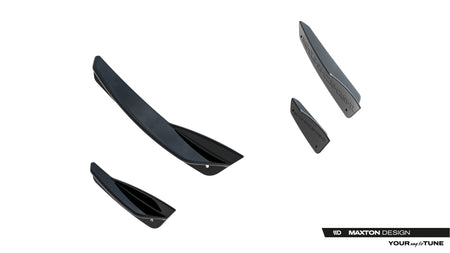 Front Bumper Wings (Canards) suitable for Mercedes-AMG CLE 53 Aero C236