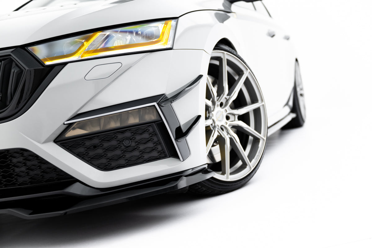 Front Bumper Wings (Canards) suitable for Skoda Octavia RS Mk4