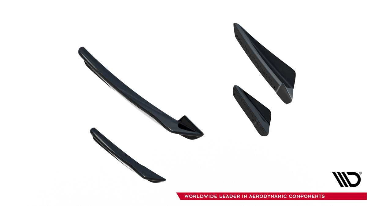 Front Bumper Wings (Canards) suitable for Skoda Octavia RS Mk4