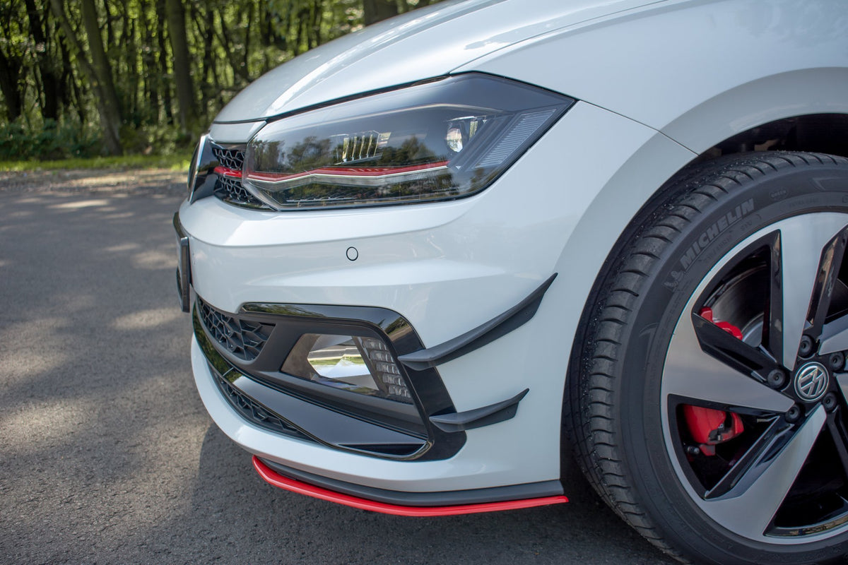 Front Bumper Wings (Canards) suitable for Volkswagen Polo GTI Mk6