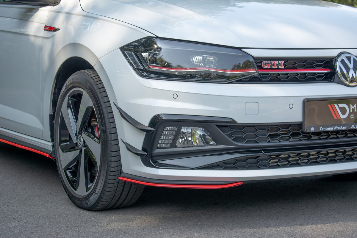 Front Bumper Wings (Canards) suitable for Volkswagen Polo GTI Mk6