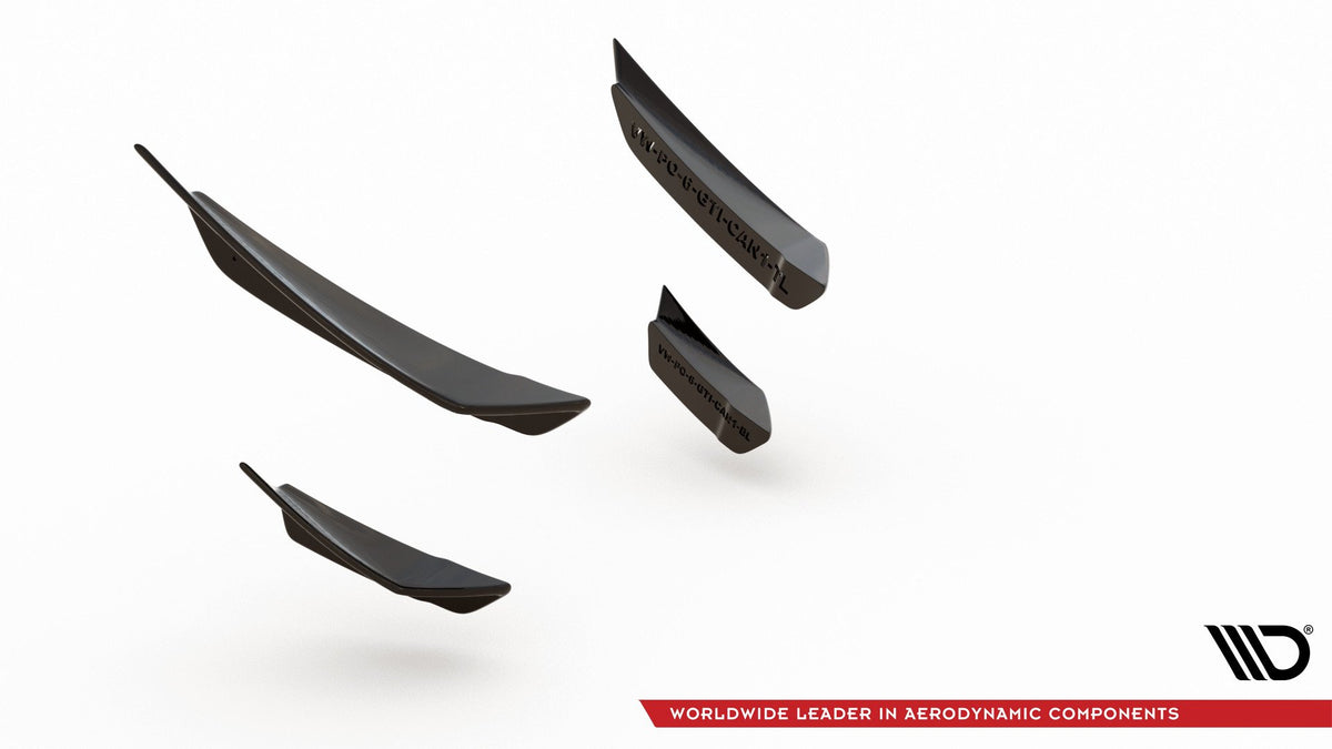 Front Bumper Wings (Canards) suitable for Volkswagen Polo GTI Mk6