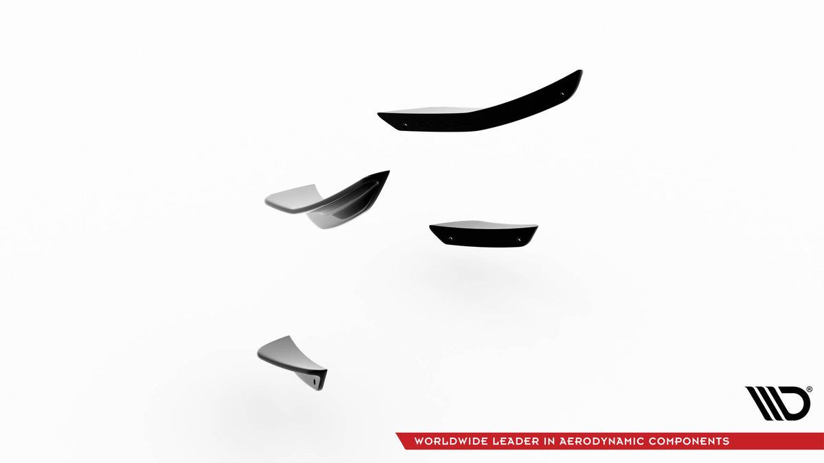 Front Bumper Wings (Canards) suitable for Volkswagen Polo GTI Mk6 Facelift