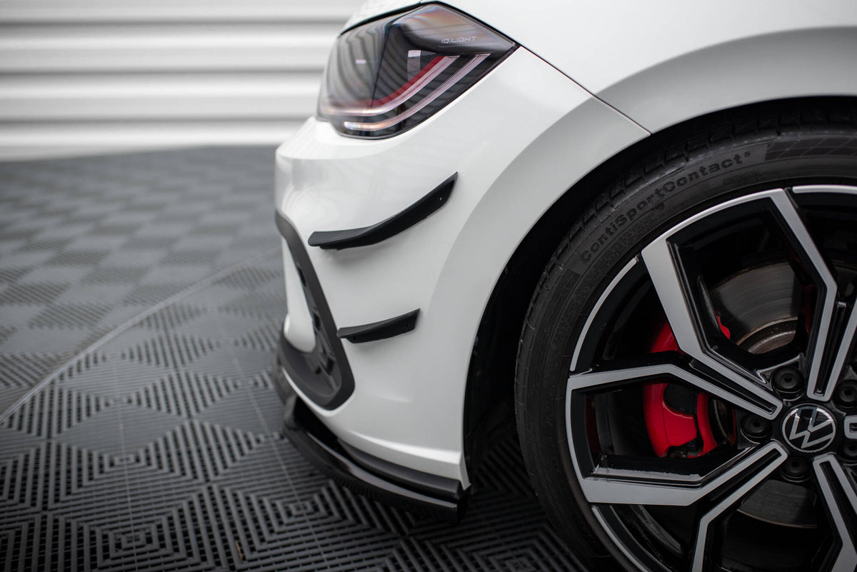 Front Bumper Wings (Canards) suitable for Volkswagen Polo GTI Mk6 Facelift
