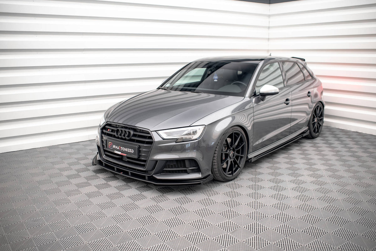 Front Flaps suitable for Audi S3 / A3 S-Line Sportback 8V Facelift
