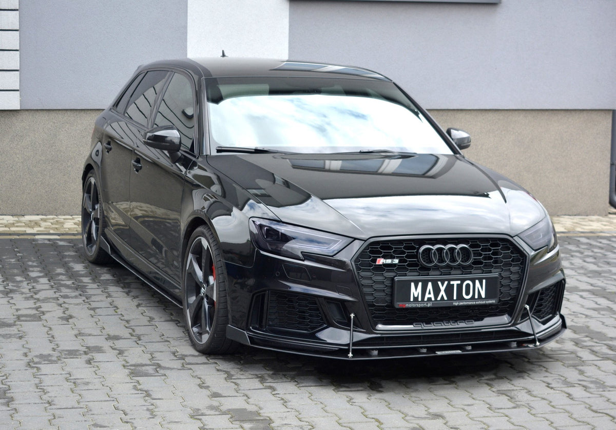Front Racing Splitter V.2 suitable for Audi RS3 Sportback 8V Facelift