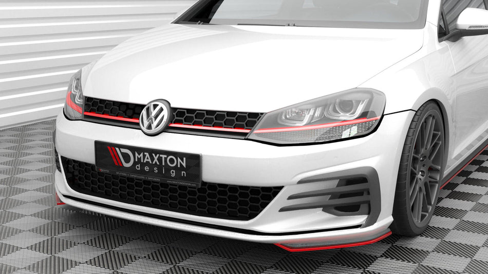 Front Side Splitters suitable for Volkswagen Golf GTI / GTD Mk7 Facelift