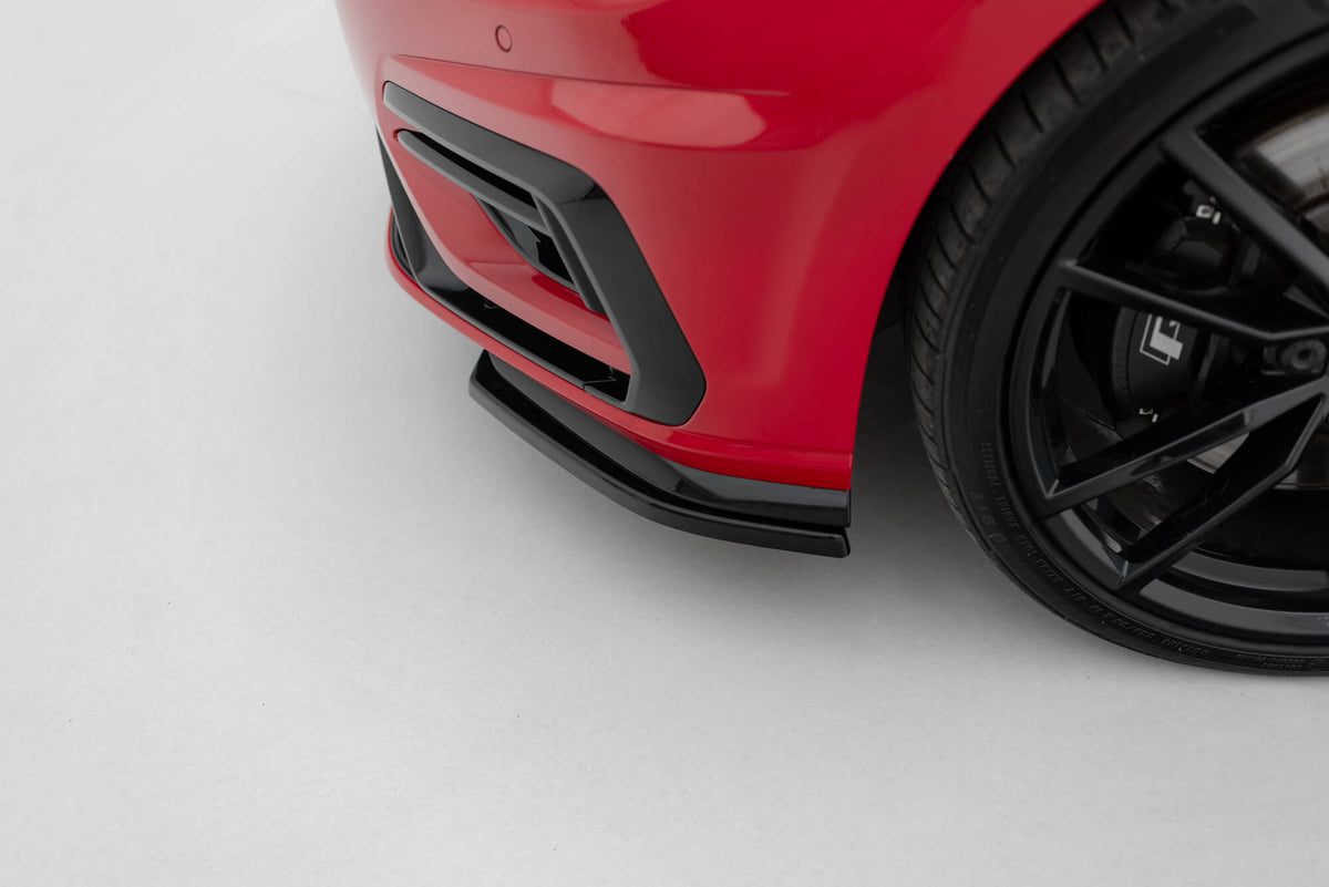 Front Side Splitters suitable for Volkswagen Golf R / R-Line Mk7 Facelift