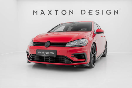 Front Side Splitters suitable for Volkswagen Golf R / R-Line Mk7 Facelift