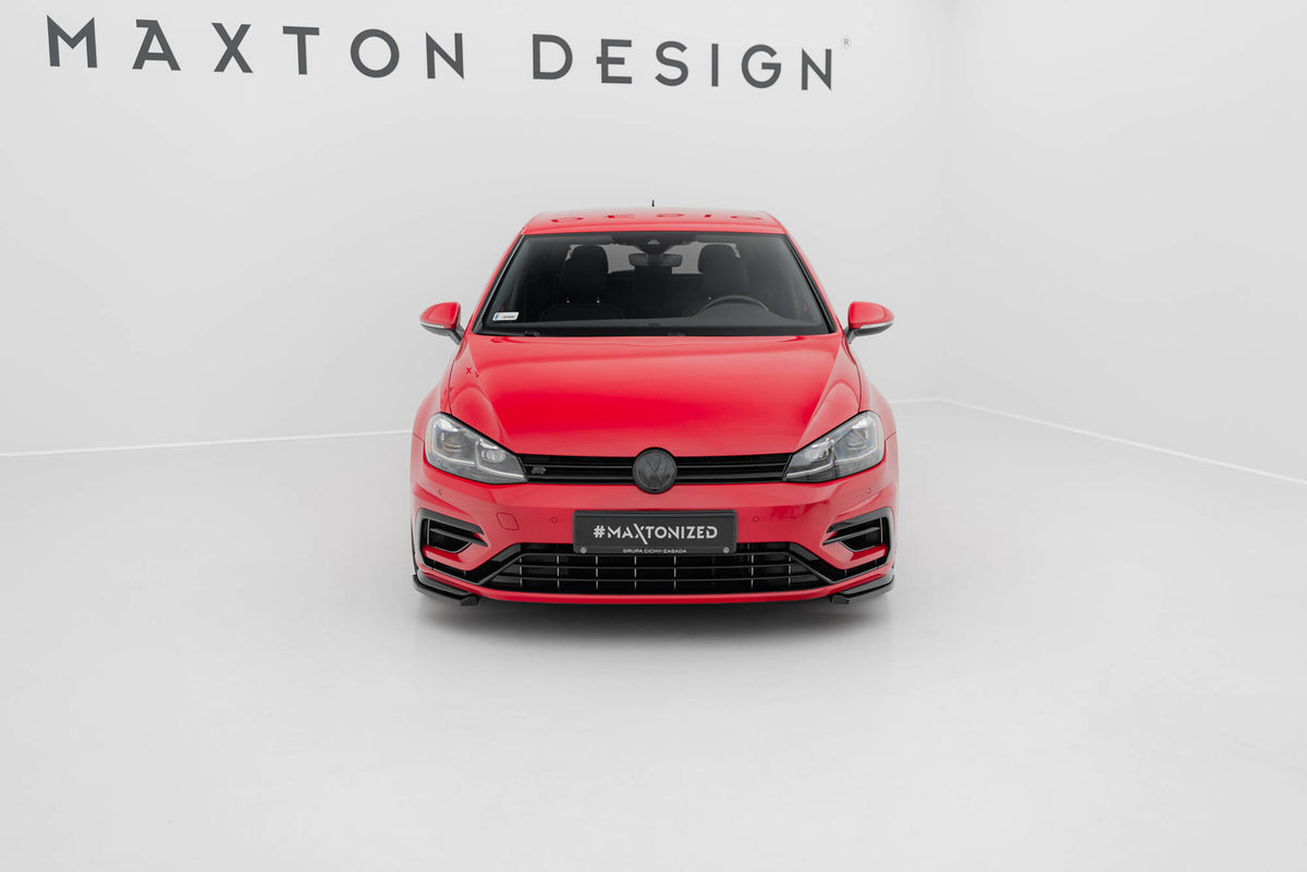 Front Side Splitters suitable for Volkswagen Golf R / R-Line Mk7 Facelift