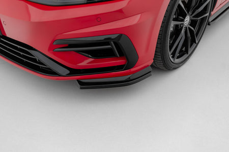 Front Side Splitters suitable for Volkswagen Golf R / R-Line Mk7 Facelift