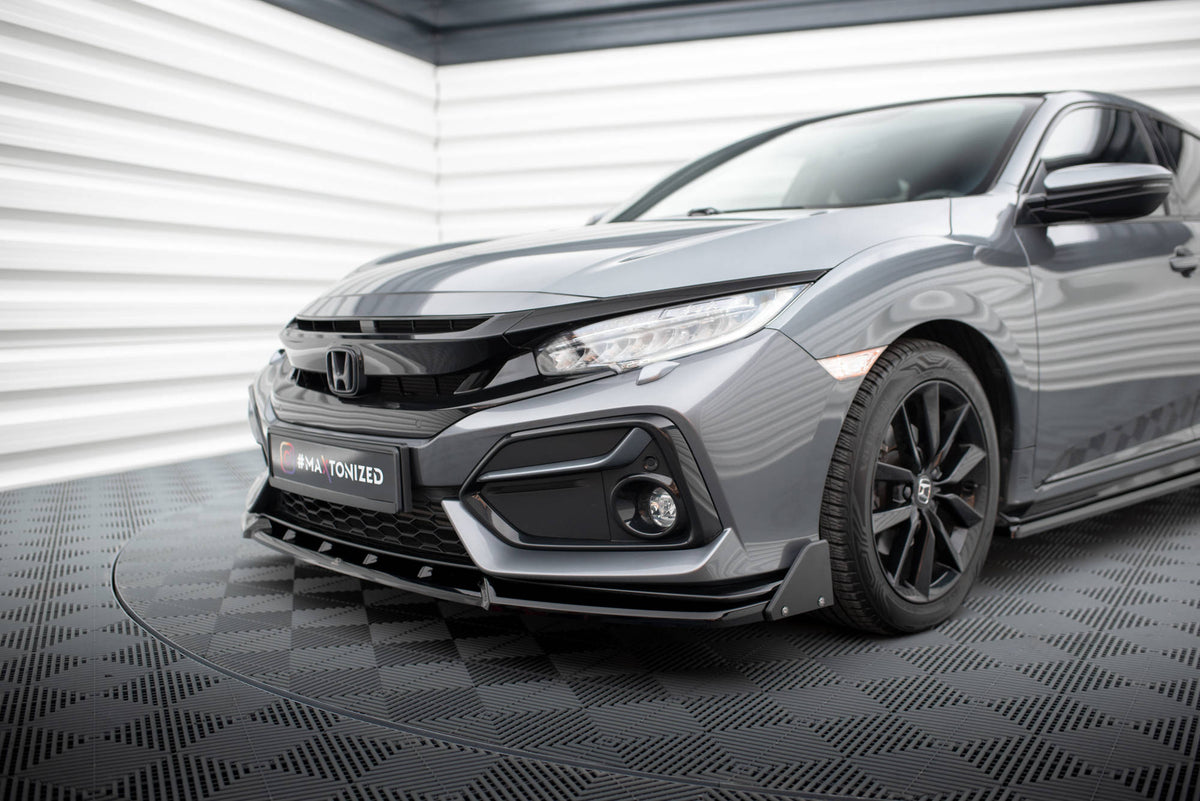 Front Splitter + Flaps suitable for Honda Civic Sport Mk 10