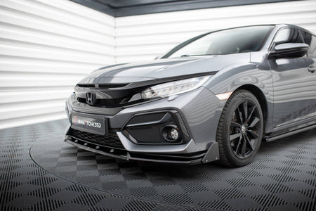 Front Splitter + Flaps suitable for Honda Civic Sport Mk 10