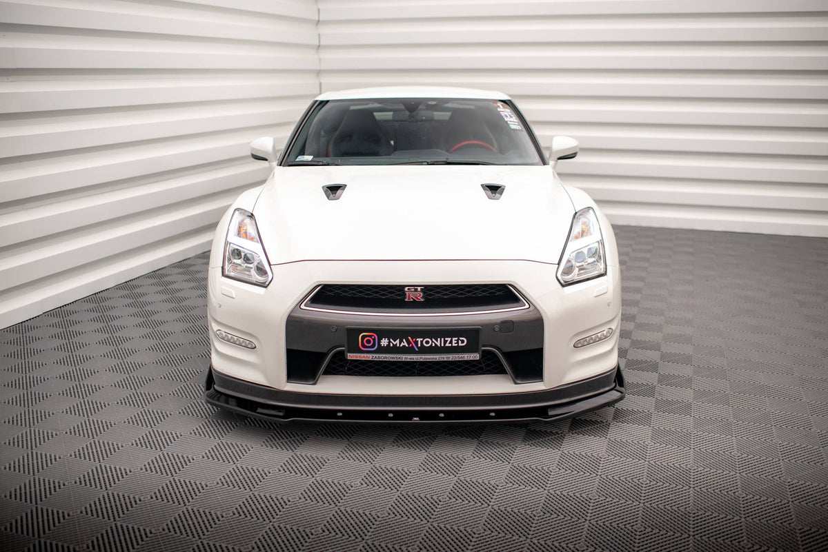 Front Splitter + Flaps suitable for Nissan GTR R35 Facelift