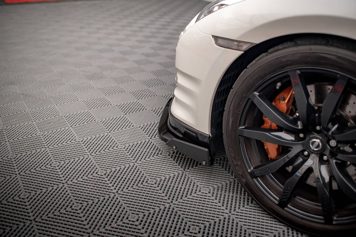 Front Splitter + Flaps suitable for Nissan GTR R35 Facelift