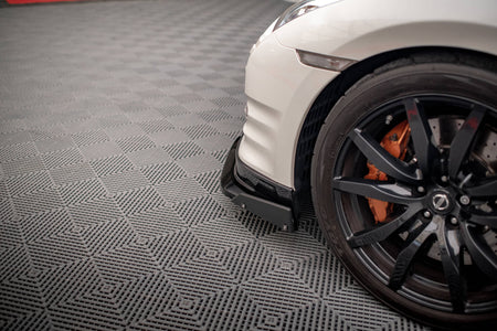 Front Splitter + Flaps suitable for Nissan GTR R35 Facelift