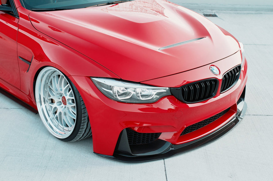 Front Splitter + Frames For Side Air Intakes  suitable for BMW M3 F80