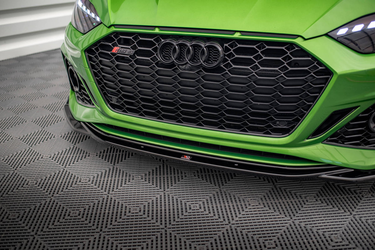 Front Splitter V.1 + Flaps suitable for Audi RS5 F5 Facelift