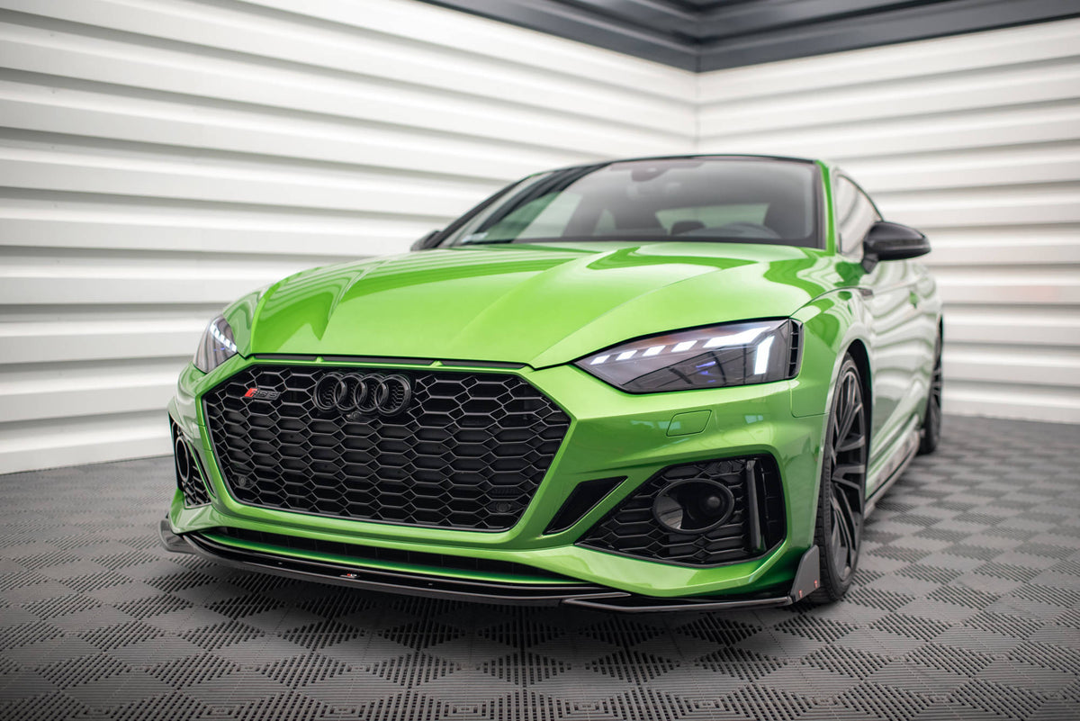 Front Splitter V.1 + Flaps suitable for Audi RS5 F5 Facelift