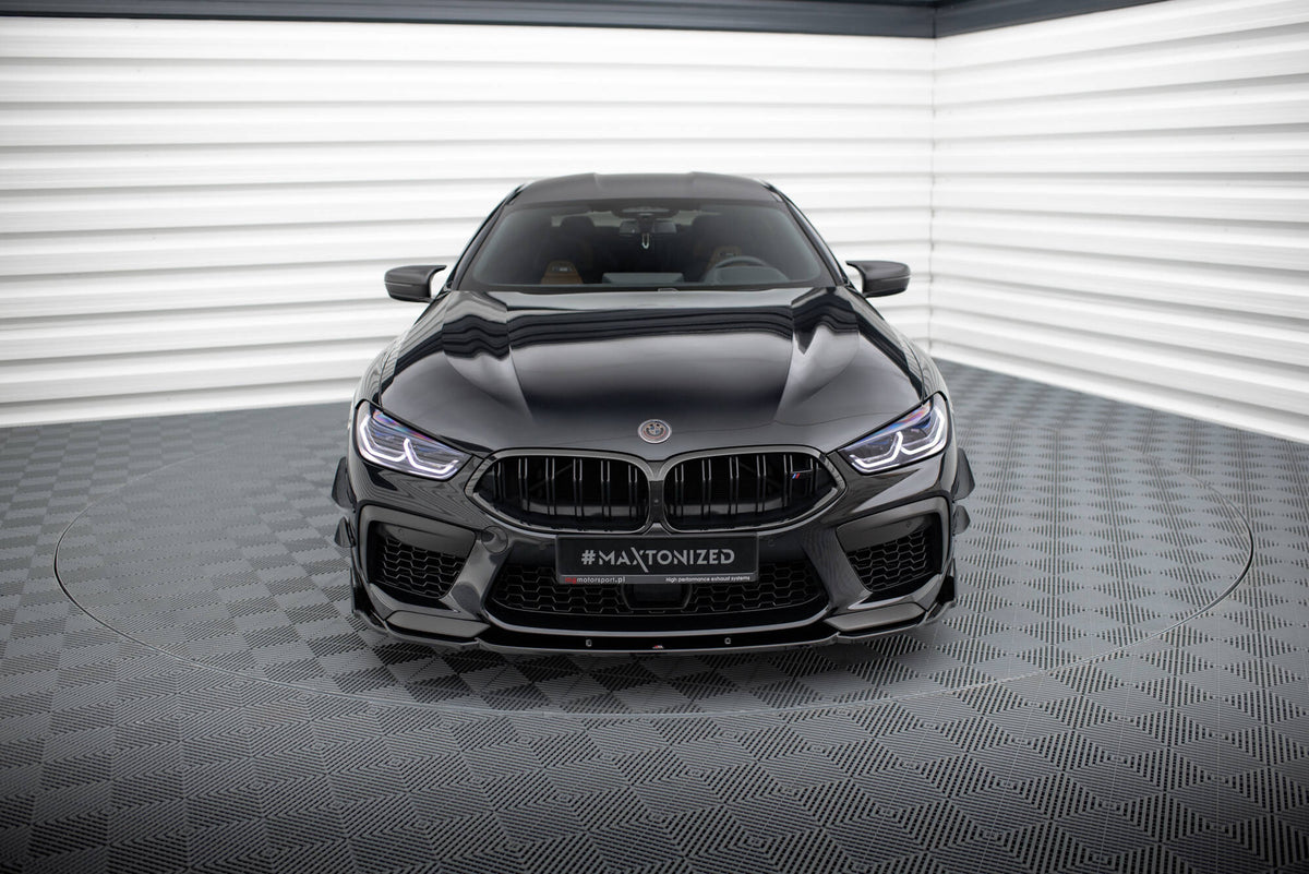 Front Splitter V.1 + Flaps suitable for BMW M8  Gran Coupe F93 / Coupe F92